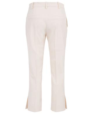 Crepe straight pleated trousers SLY 010
