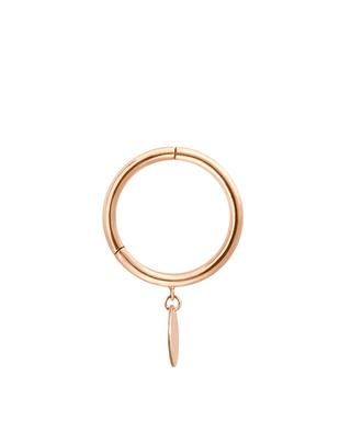 Marrakesh M pink gold single hoop earring VANRYCKE
