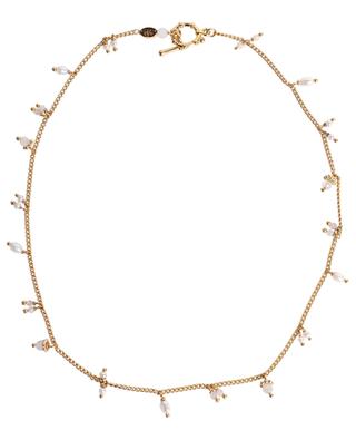 Tangerine Serti golden necklace with semi-precious stones GAS BIJOUX