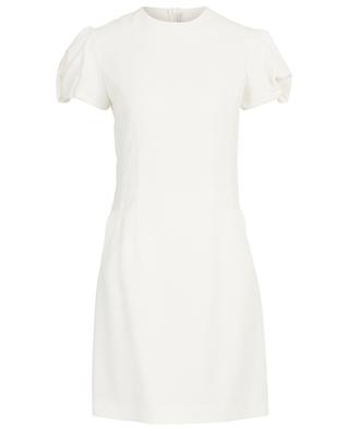 Cady mini sheath dress with short puff sleeves ERMANNO SCERVINO