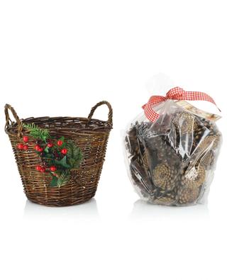 Scented Fireside basket with potpourri ENCHANTE