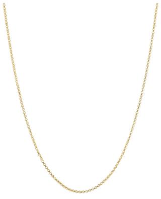 Oscar Cornaline gold plated necklace with stone MONSIEUR PARIS