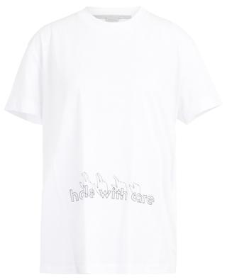 Oversize-T-Shirt mit Print aus nachhaltiger Baumwolle STELLA MCCARTNEY