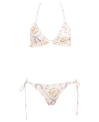 Bikini triangle fleuri Riviera Lemon Dream LOVESHACKFANCY