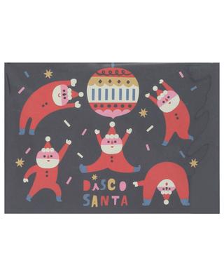 Disco Santa set of 5 Christmas cards LAGOM DESIGN