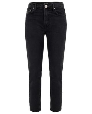 Slim-Fit Jeans mit Detail aus Kristallen Karolina GRLFRND