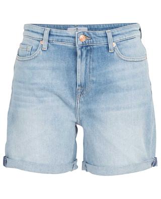 Boy Blurred high-rise denim shorts 7 FOR ALL MANKIND