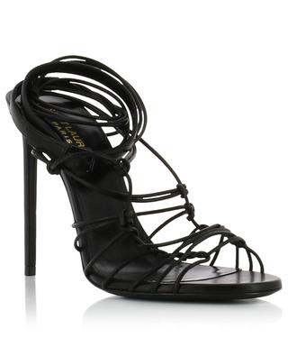 Robin 105 heeled nappa leather strappy sandals SAINT LAURENT PARIS