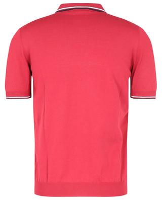 Tennis lightweight slim fit knit polo with contrasting trims GRAN SASSO