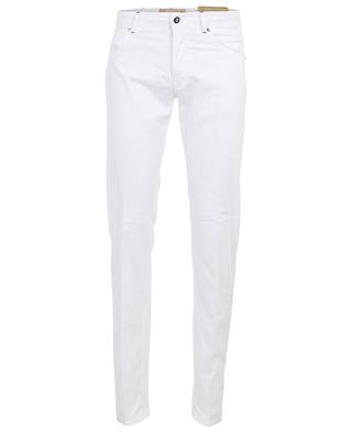 Nerano cotton and silk blend slim-fit trousers MARCO PESCAROLO