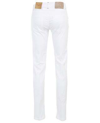 Nerano wool and cotton blend slim fit trousers MARCO PESCAROLO