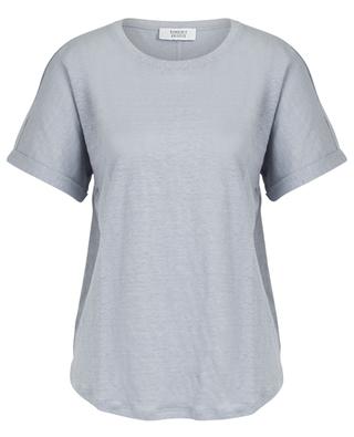 T-shirt en jersey de lin à col rond embelli de lurex BONGENIE GRIEDER