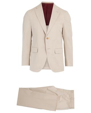 Aida fitted stretch gabardine suit CARUSO