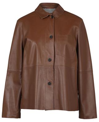 Leggio overshirt spirit leather jacket WEEKEND MAXMARA