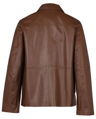 Leggio overshirt spirit leather jacket WEEKEND MAXMARA