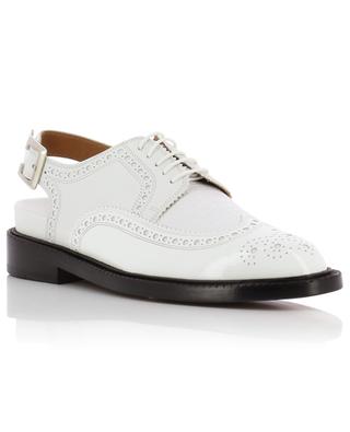 Genius open perforated leather derby shoes CLERGERIE