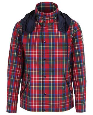 Yser hooded check pattern lightweight jacket MONCLER
