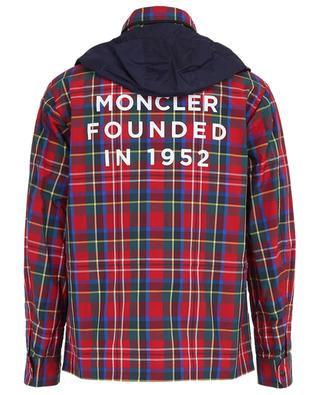 Yser hooded check pattern lightweight jacket MONCLER