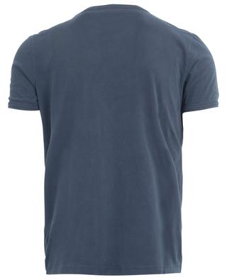 T-shirt à col V et manches courtes en jersey stretch MAJESTIC FILATURES
