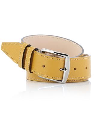 Grained leather belt BERTHILLE MAISON FRANCAISE