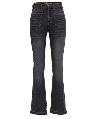 Rose Charcoal flared high-rise jeans 10.11 STUDIOS
