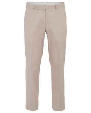 Premium cotton gabardine slim fit trousers ERMENEGILDO ZEGNA