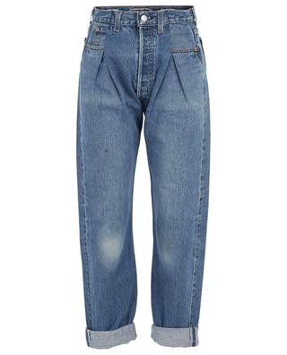 Double Yoke high-rise straight fit jeans RE/DONE