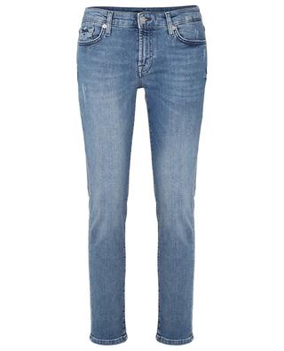 Pyper Crop distressed cotton-blend jeans 7 FOR ALL MANKIND