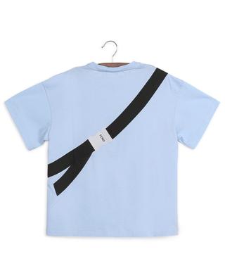 T-shirt oversize en coton avec imprimé sac FENDI