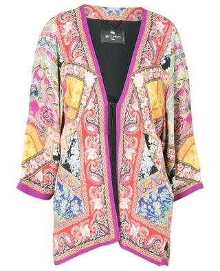 Campeiro lightweight kimono spirit patchwork print jacket ETRO