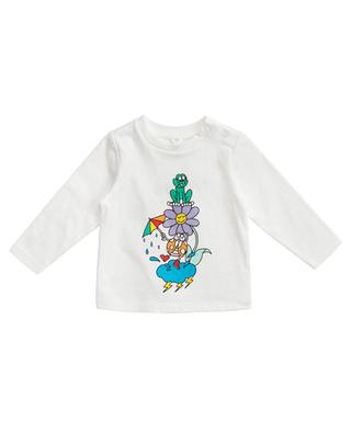 Langarm-T-Shirt mit Print Ladybug & Frog STELLA MCCARTNEY KIDS