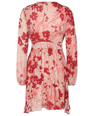 Short floral chiffon A-line dress TWINSET