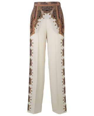 Silk trousers with paisley print ETRO