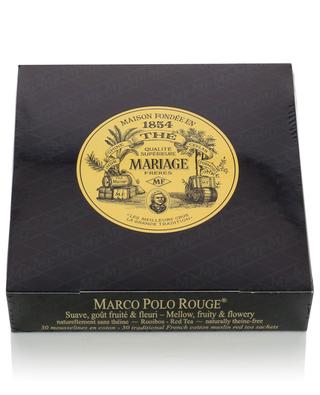 Marco Polo Rouge muslin tea sachets MARIAGE FRERES