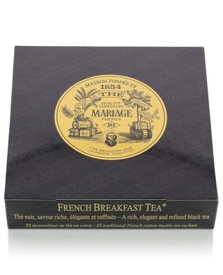 French Breakfast Tea muslin tea sachets MARIAGE FRERES