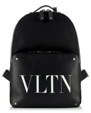 VLTN leather and nylon backpack VALENTINO