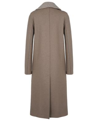 Manteau à boutonnière double en laine détail bouclette Military HARRIS WHARF