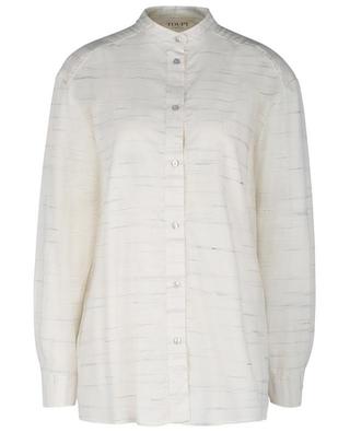 Oversize-Hemd aus Baumwollmix Kelia TOUPY