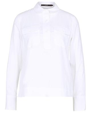Cotton long-sleeved blouse WINDSOR