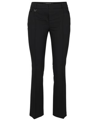 Cropped wool trousers with topstitched pleats BARBARA BUI