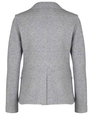 Taillierter Woll-Jersey-Blazer mit Hahnentrittmotiv FABIANA FILIPPI