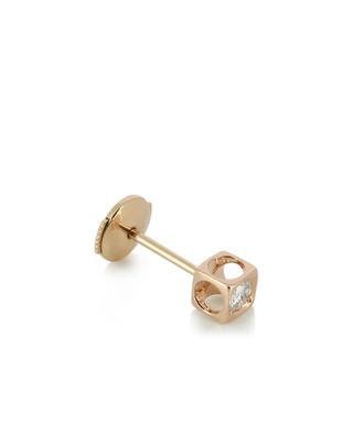 Le Cube pink gold and diamond earrings DINH VAN