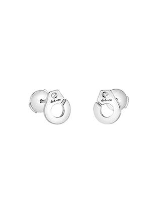Menottes white gold and diamond earrings DINH VAN