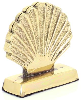 Shell brass place card holder A LA