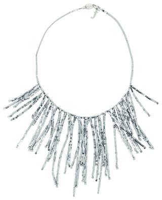 Gefranste Halskette aus würfelförmigen Perlen Bia FABIANA FILIPPI
