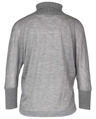 Virgin wool turtleneck jumper with 3/4-sleeves FABIANA FILIPPI