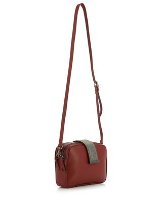 Nora grained leather shoulder bag with peads FABIANA FILIPPI