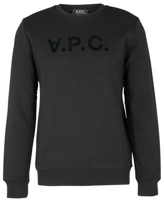 Sweat-shirt à col rond motif floqué V.P.C. A.P.C.