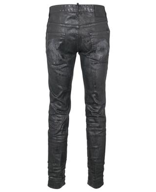 Beschichtete Slim-Fit-Jeans mit niedriger Taille und Print ICON Skater DSQUARED2