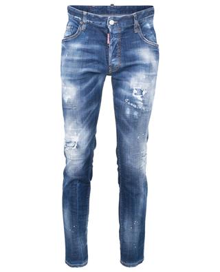 Slim-Fit-Jeans mit niedriger Taille White Spot Underpatch Skater DSQUARED2